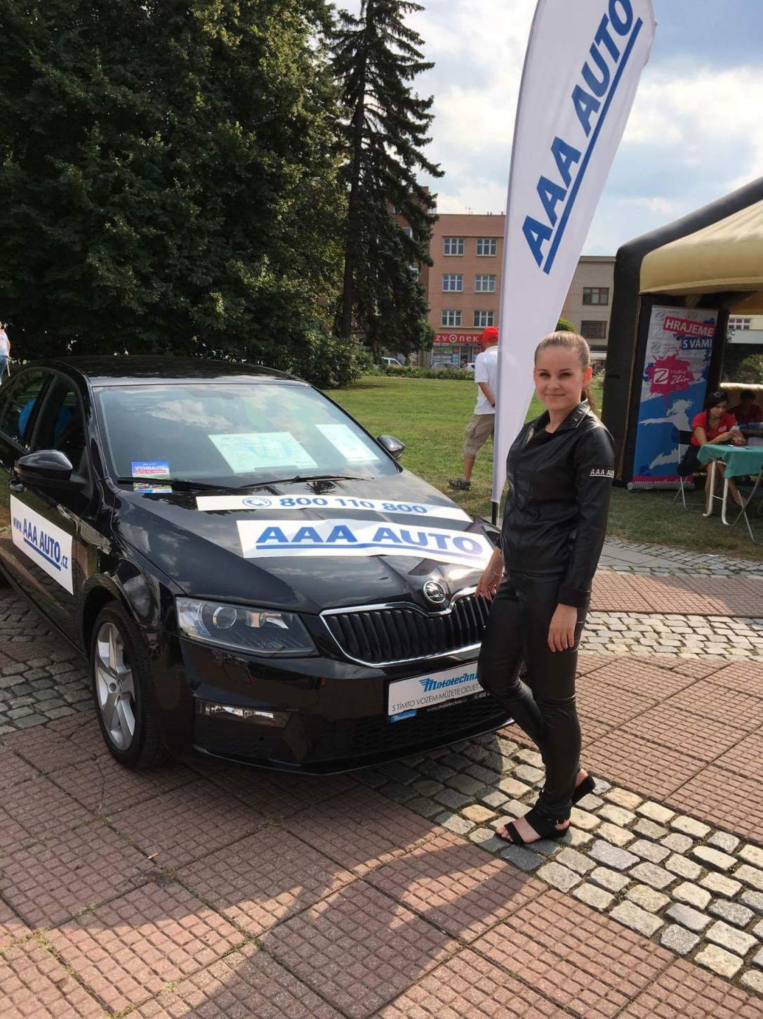 Hosteska na Barum Czech Rally Zlín